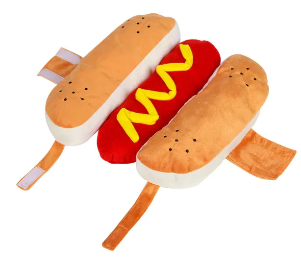 Hot Dog Halloween Costume for Pets by Theresa's Gift Shop