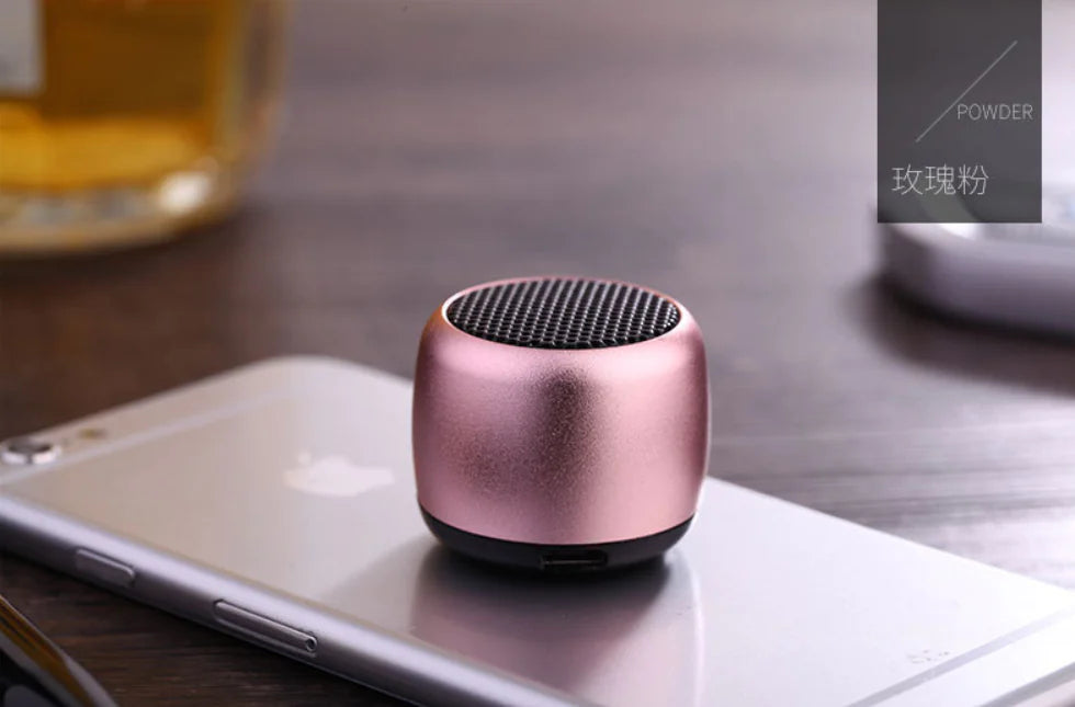 Portable Cute Bluetooth Speaker BM2 with Metal Bass by Theresa's Gift Shop