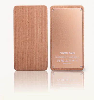 Wooden Power Bank - Portable Charger by Theresa's Gift Shop