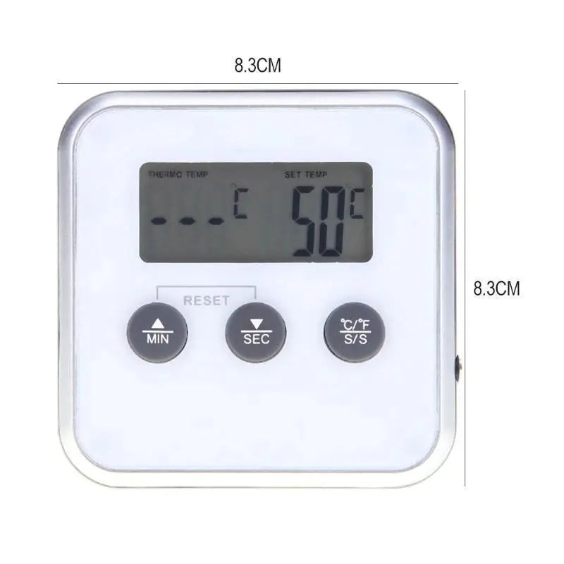 304 Stainless Steel Food Grade Thermometer with Timer by Theresa's Gift Shop