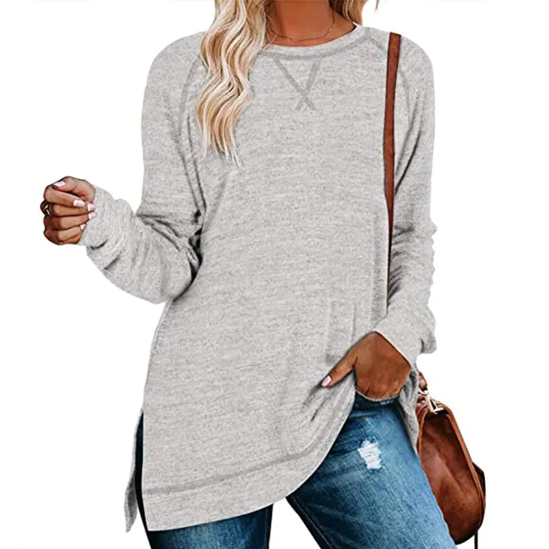 Solid Color Sweater for Women Autumn Winter Collection