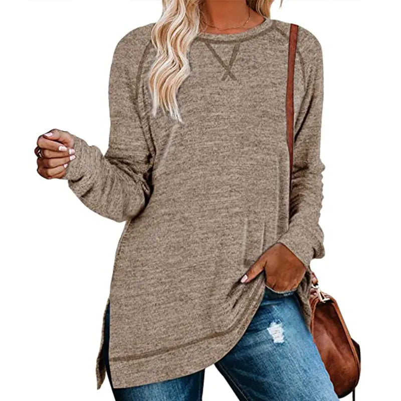 Solid Color Sweater for Women Autumn Winter Collection