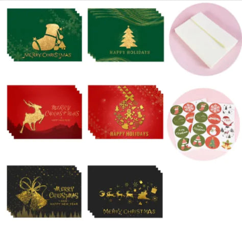 24-Piece Christmas Card Set by Theresa's Gift Shop