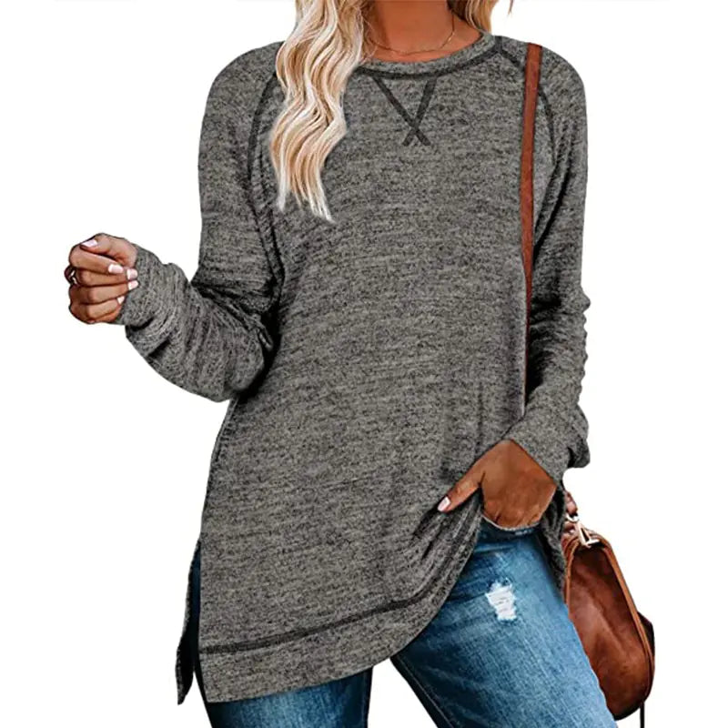 Solid Color Sweater for Women Autumn Winter Collection