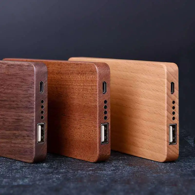 Wooden Power Bank - Portable Charger by Theresa's Gift Shop