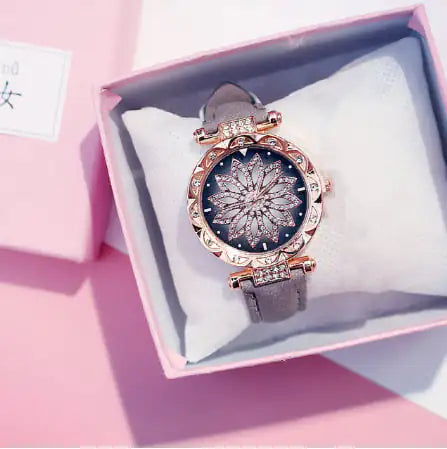 Waterproof Full Diamond Fashion Watch For Women Timepiece