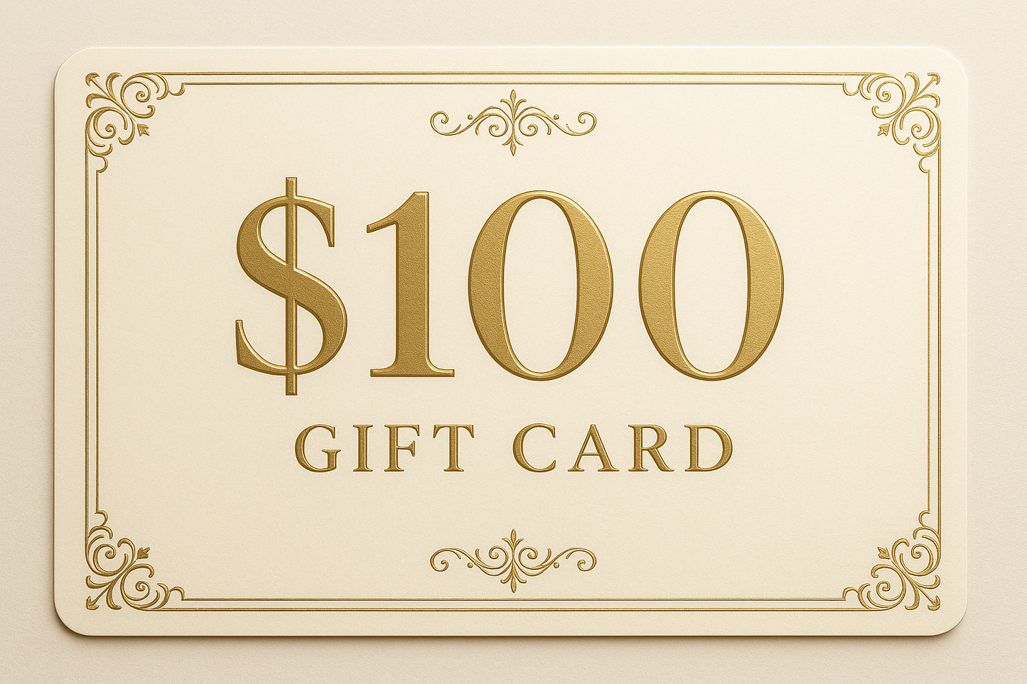elegant $100 gift card