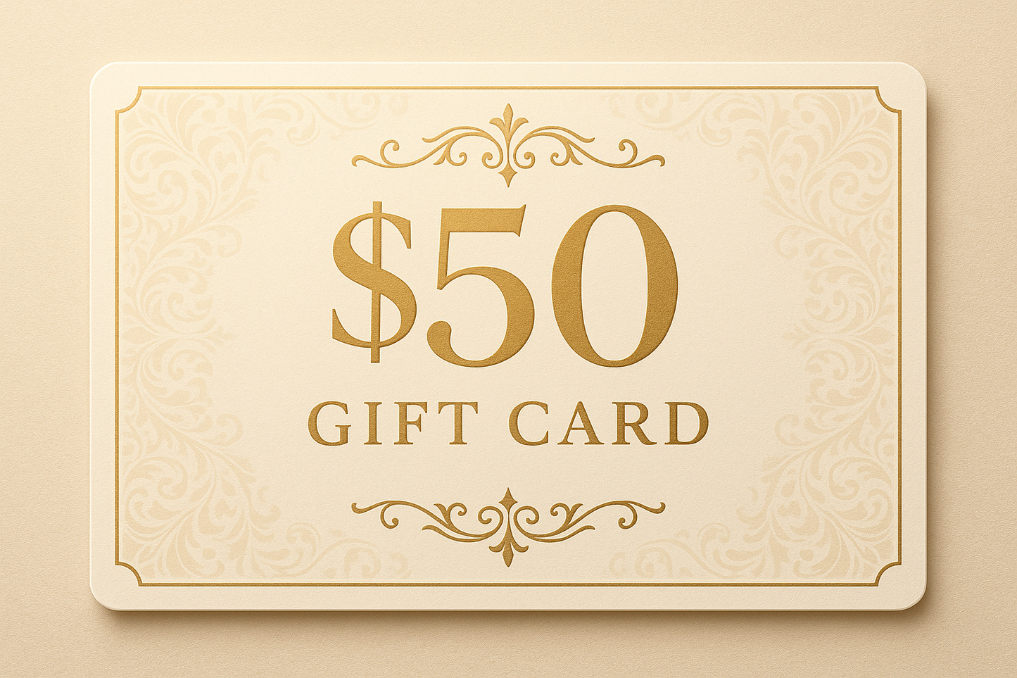 elegant $50 Gift Card