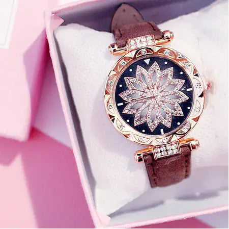 Waterproof Full Diamond Fashion Watch For Women Timepiece