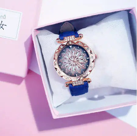 Waterproof Full Diamond Fashion Watch For Women Timepiece