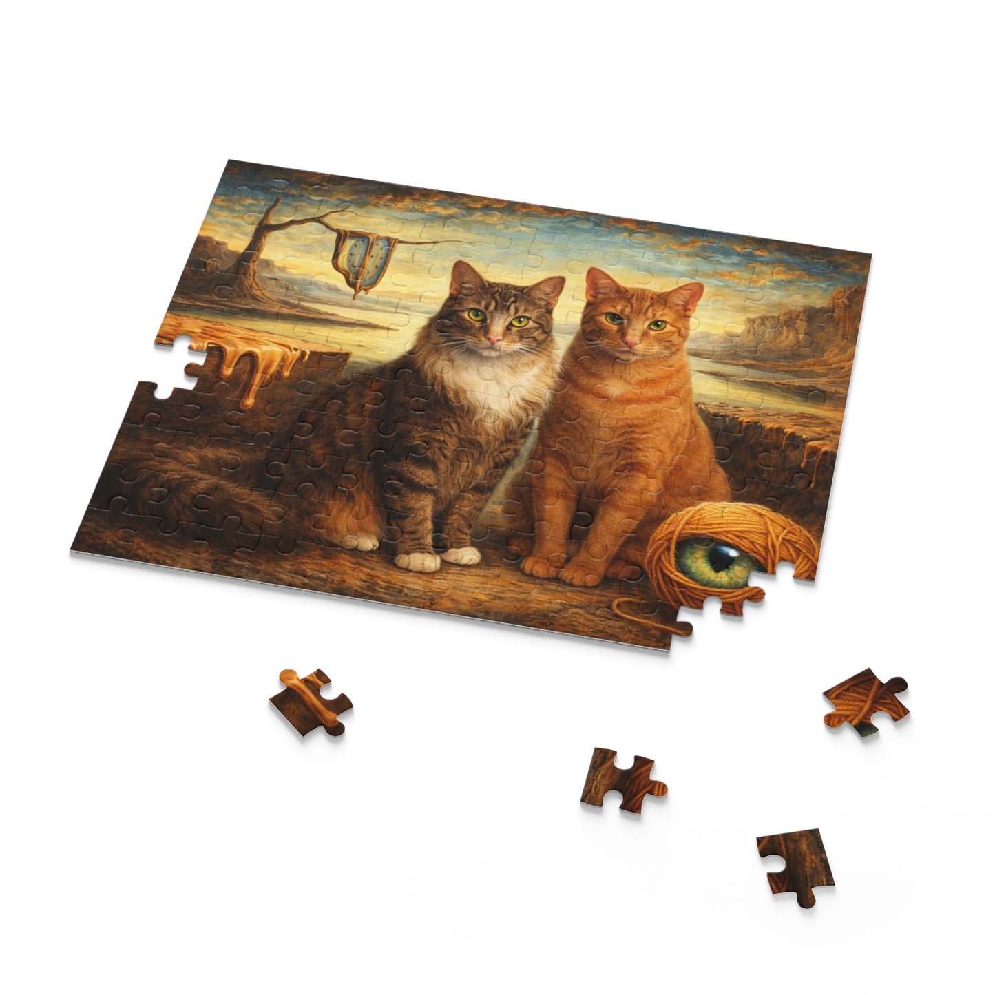 Two Cats with Yarn Puzzle