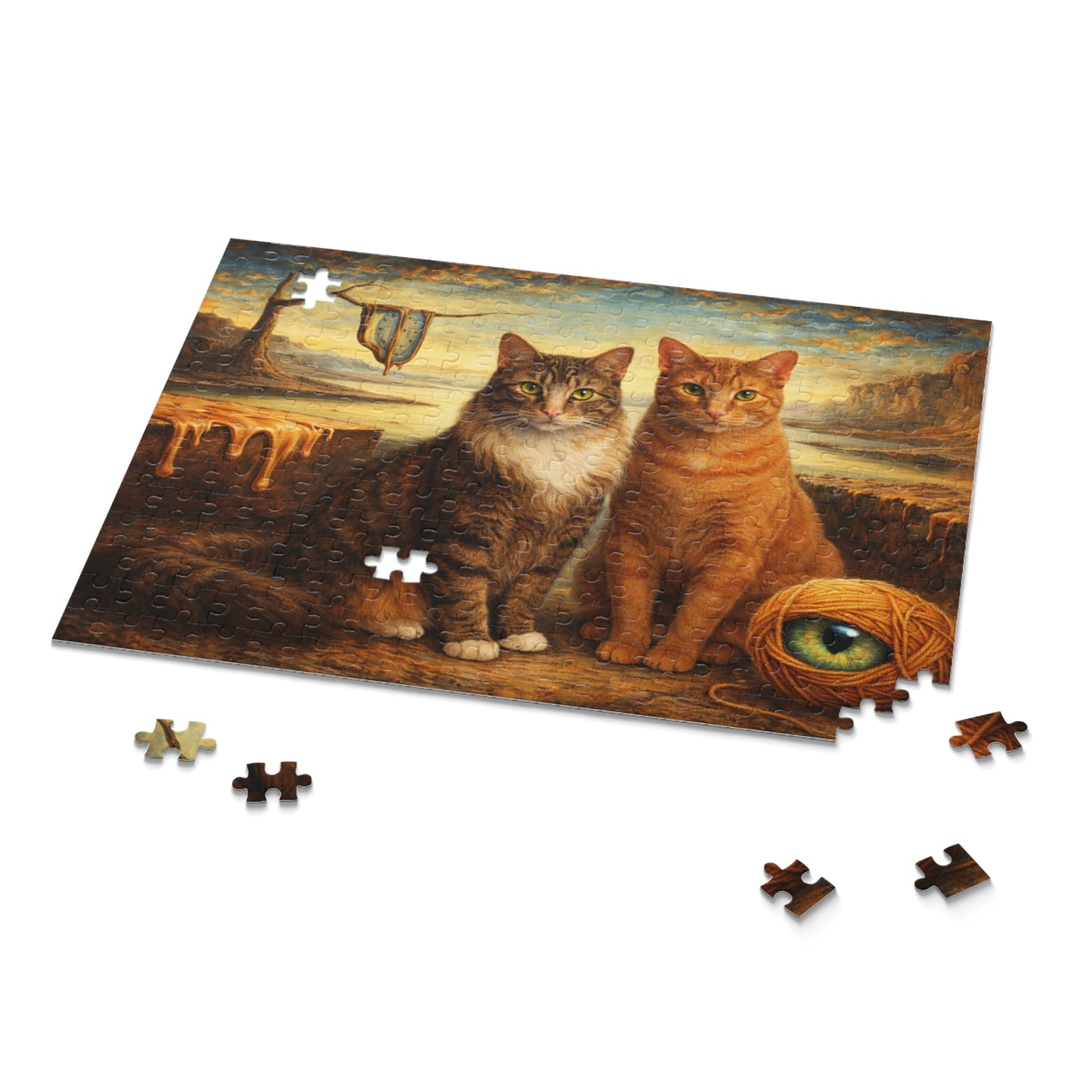 Two Cats with Yarn Puzzle