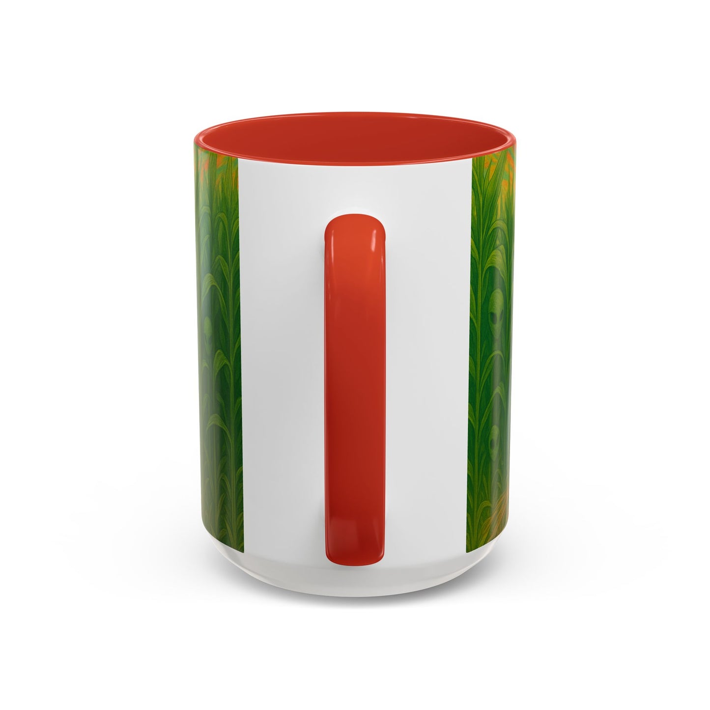 Retro UFO Abduction Cats Accent Coffee Mug | 11oz 15oz