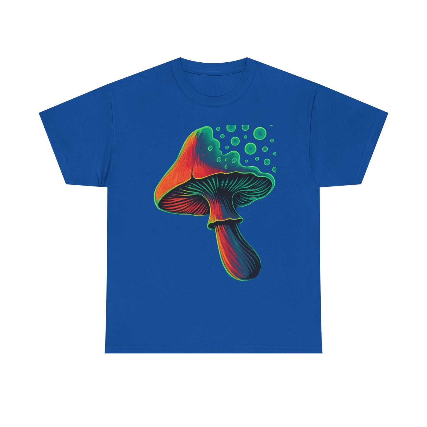 Psychedelic Mushrooms Graphic Tee, Unisex Shirt, Bright Colors, Globe Pop Art, Hippie Tshirt, Retro Psychedelia Tee