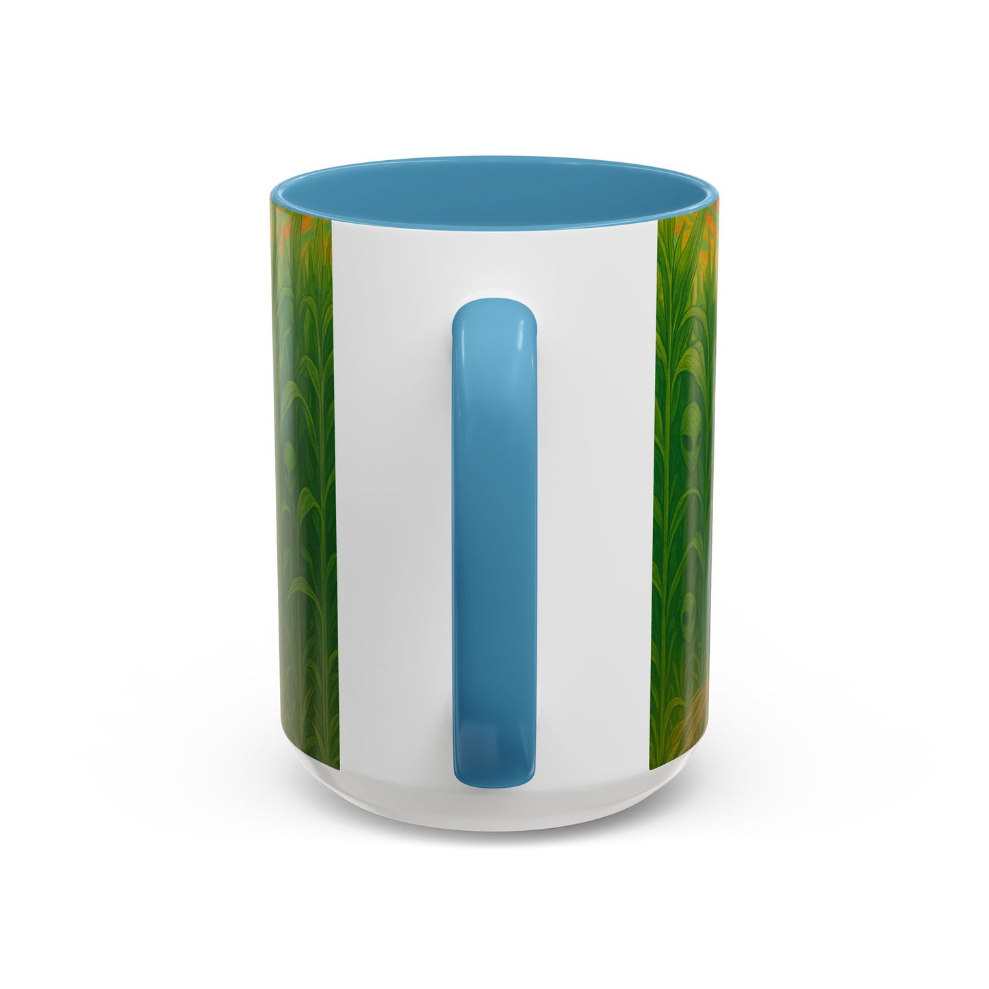 Retro UFO Abduction Cats Accent Coffee Mug | 11oz 15oz