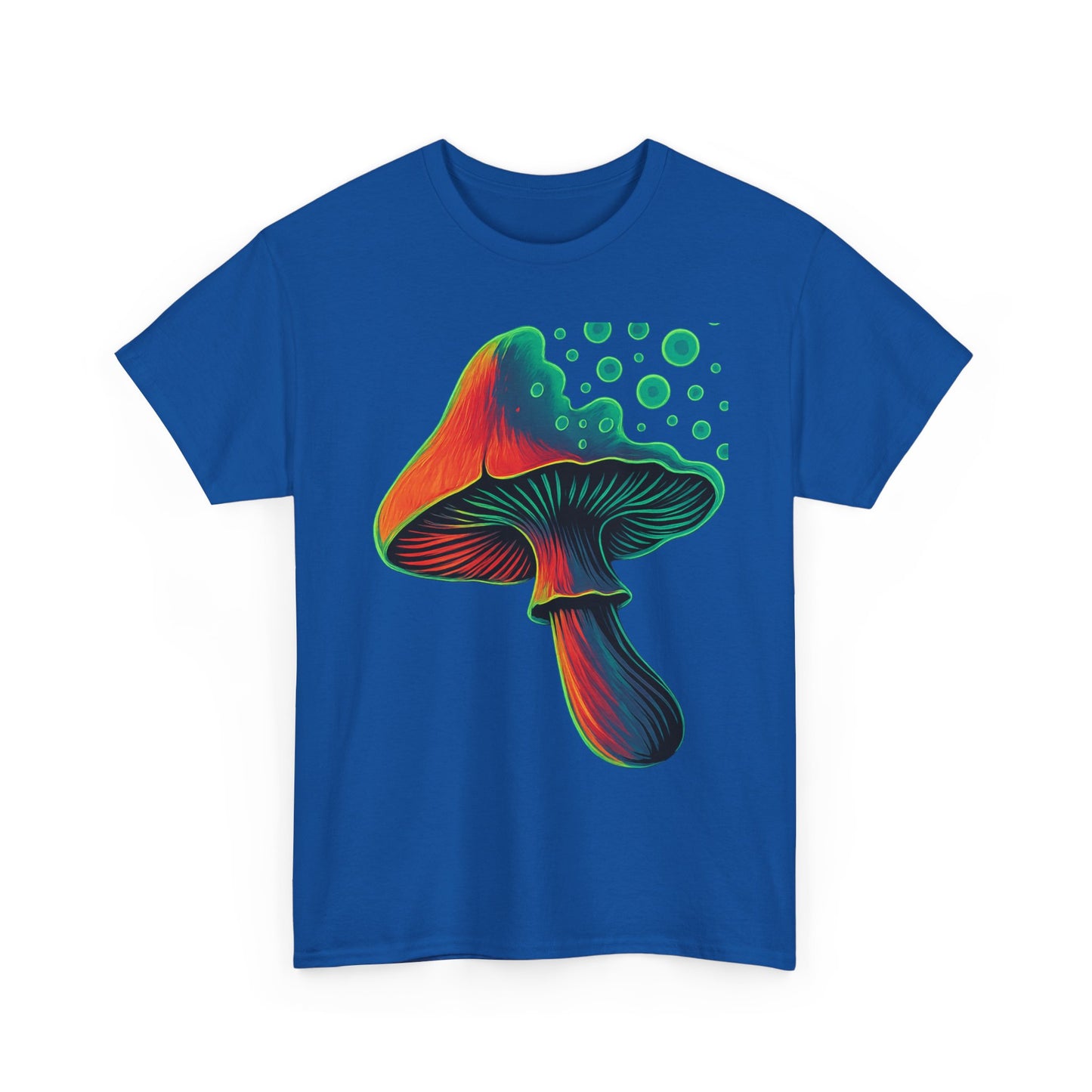 Psychedelic Mushrooms Graphic Tee, Unisex Shirt, Bright Colors, Globe Pop Art, Hippie Tshirt, Retro Psychedelia Tee