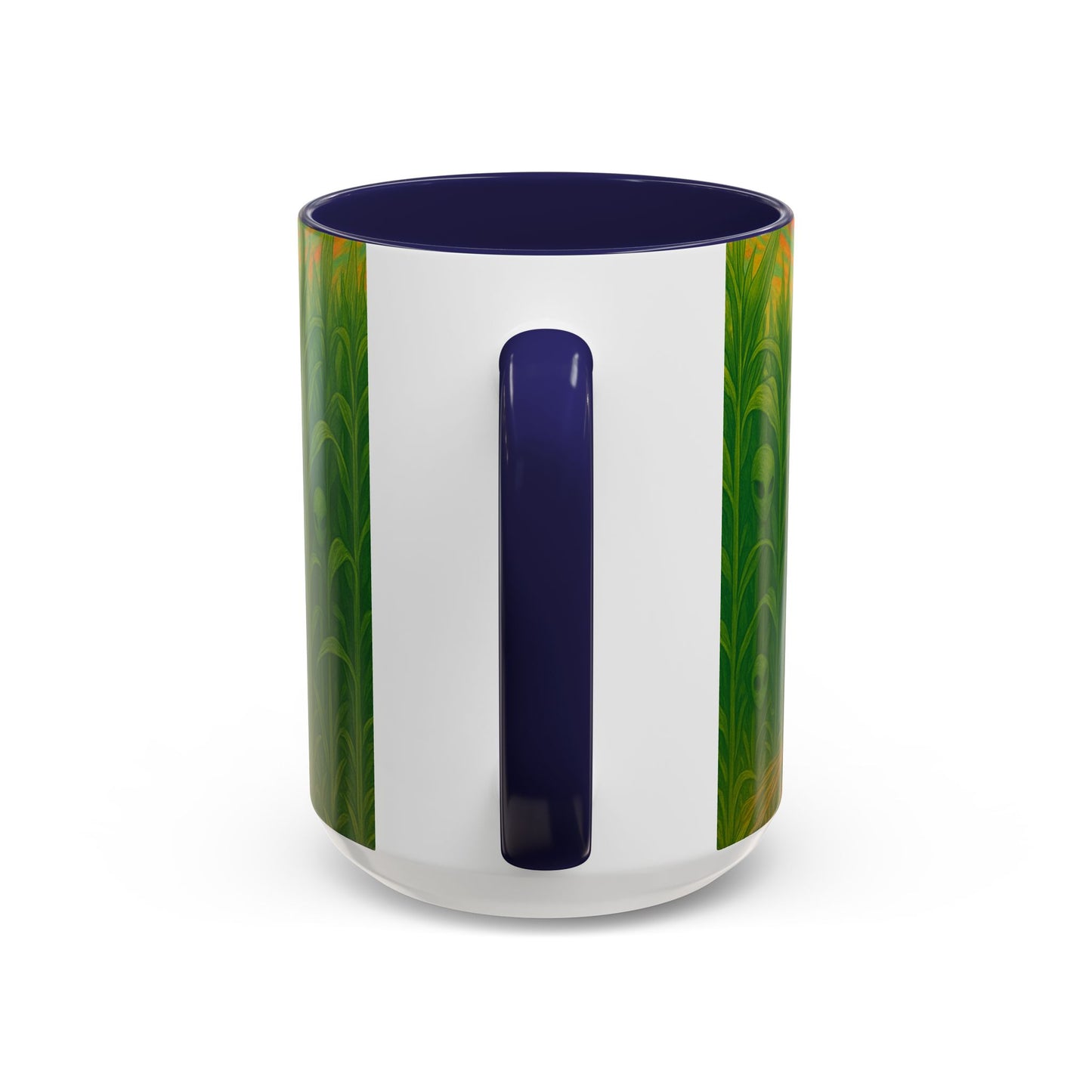 Retro UFO Abduction Cats Accent Coffee Mug | 11oz 15oz