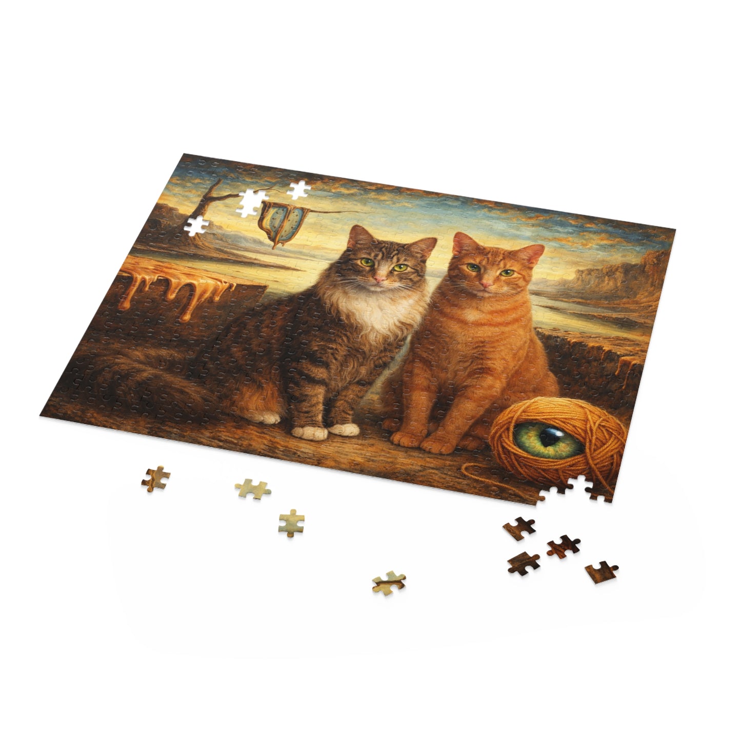 Two Cats with Yarn Puzzle