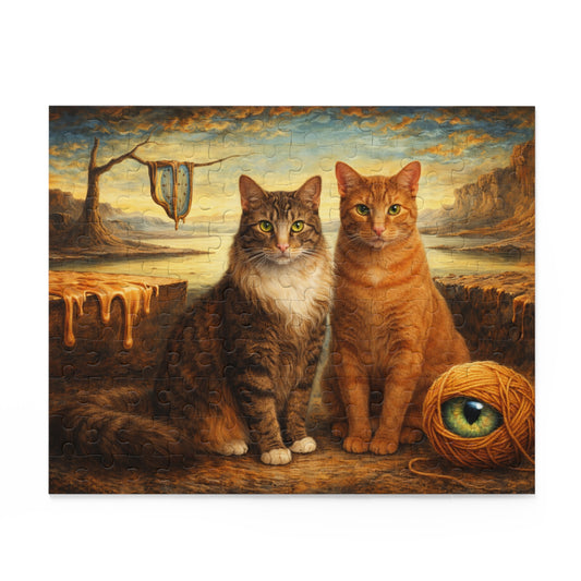 Two Cats with Yarn Puzzle