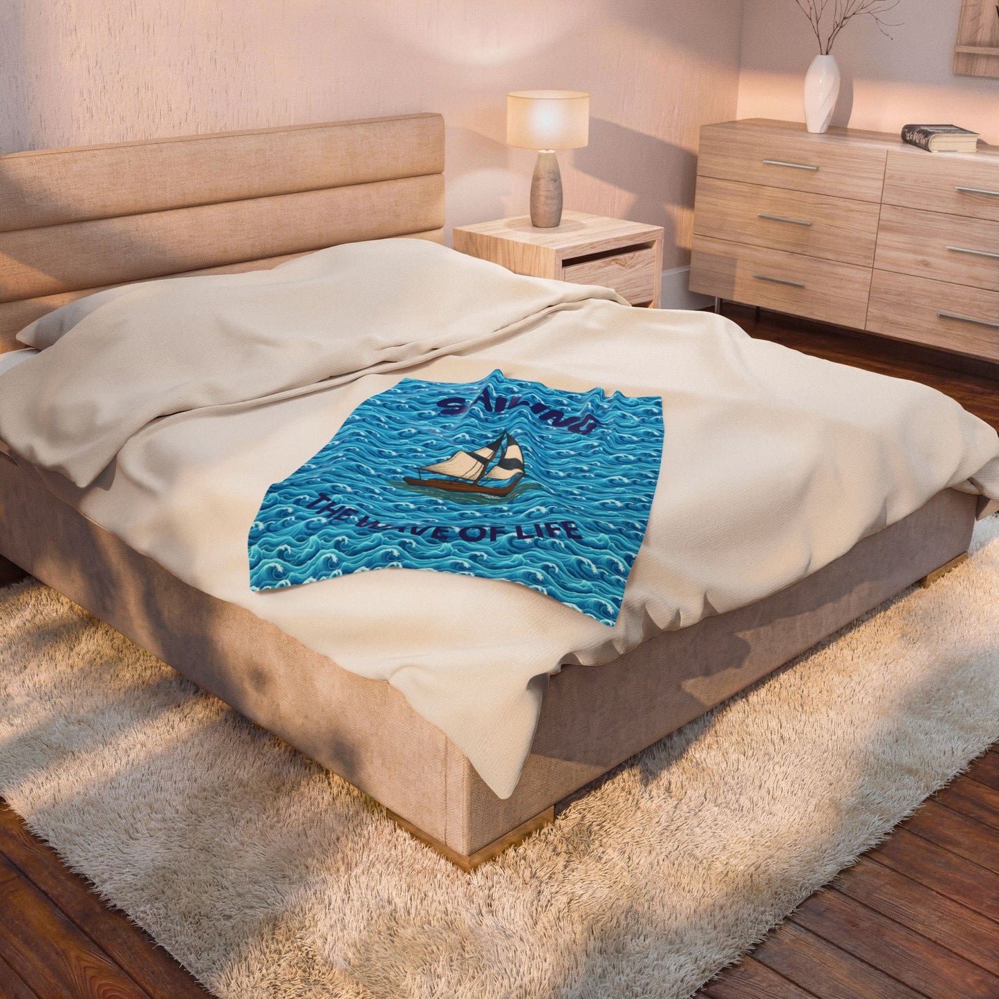 Nautical Velveteen Plush Blanket, Cozy Ocean-Themed Throw, Sailing Decor Blanket, Gift for Beach Lovers, Christmas Gift, Boat Lover's [...]