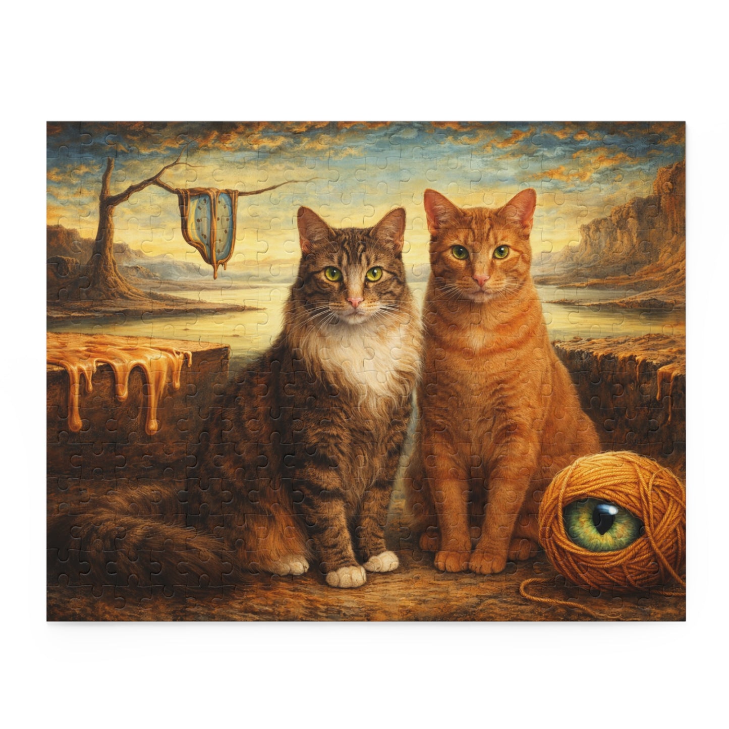 Two Cats with Yarn Puzzle
