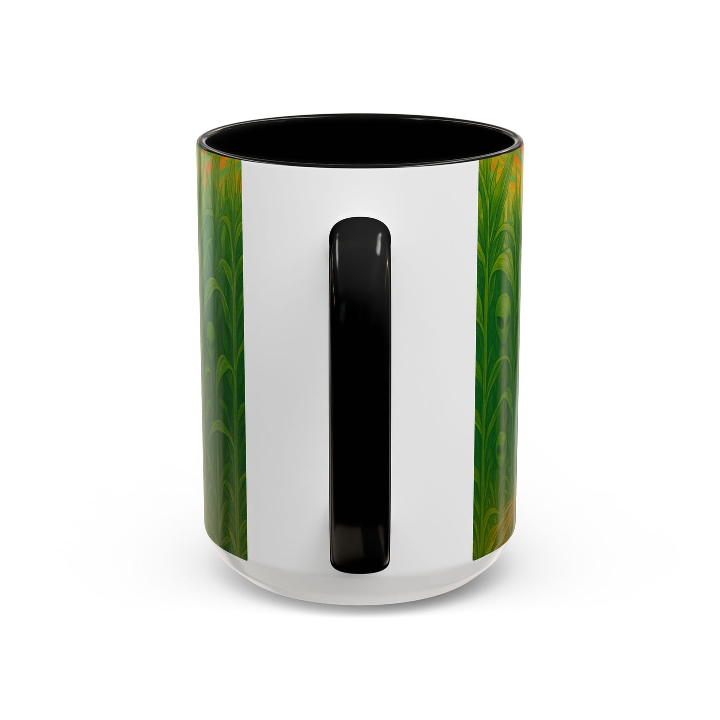 Retro UFO Abduction Cats Accent Coffee Mug | 11oz 15oz