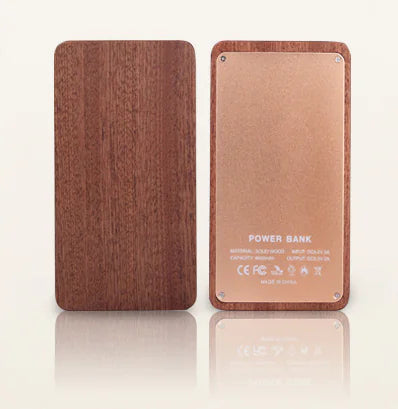 Wooden Power Bank - Portable Charger by Theresa's Gift Shop
