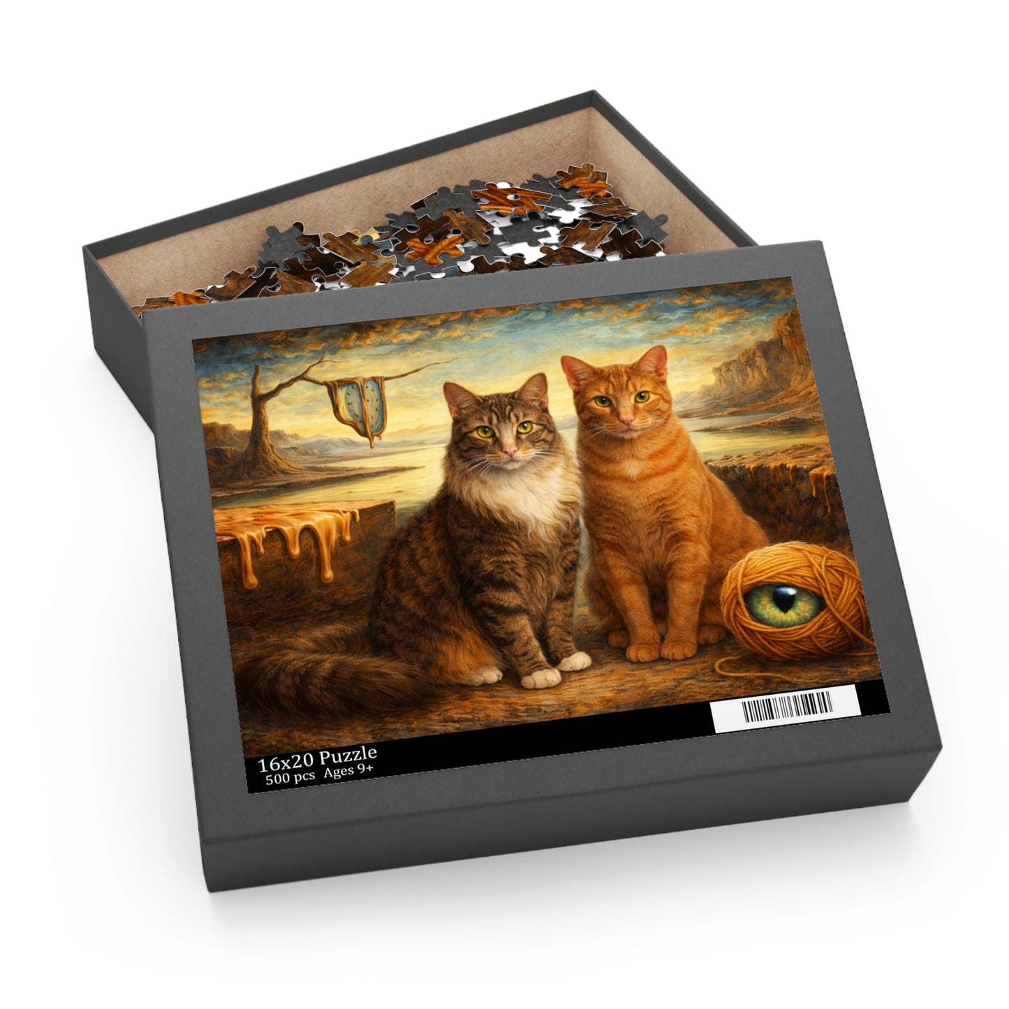 Two Cats with Yarn Puzzle