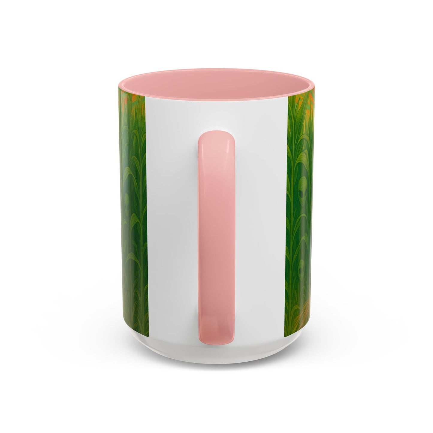 Retro UFO Abduction Cats Accent Coffee Mug | 11oz 15oz