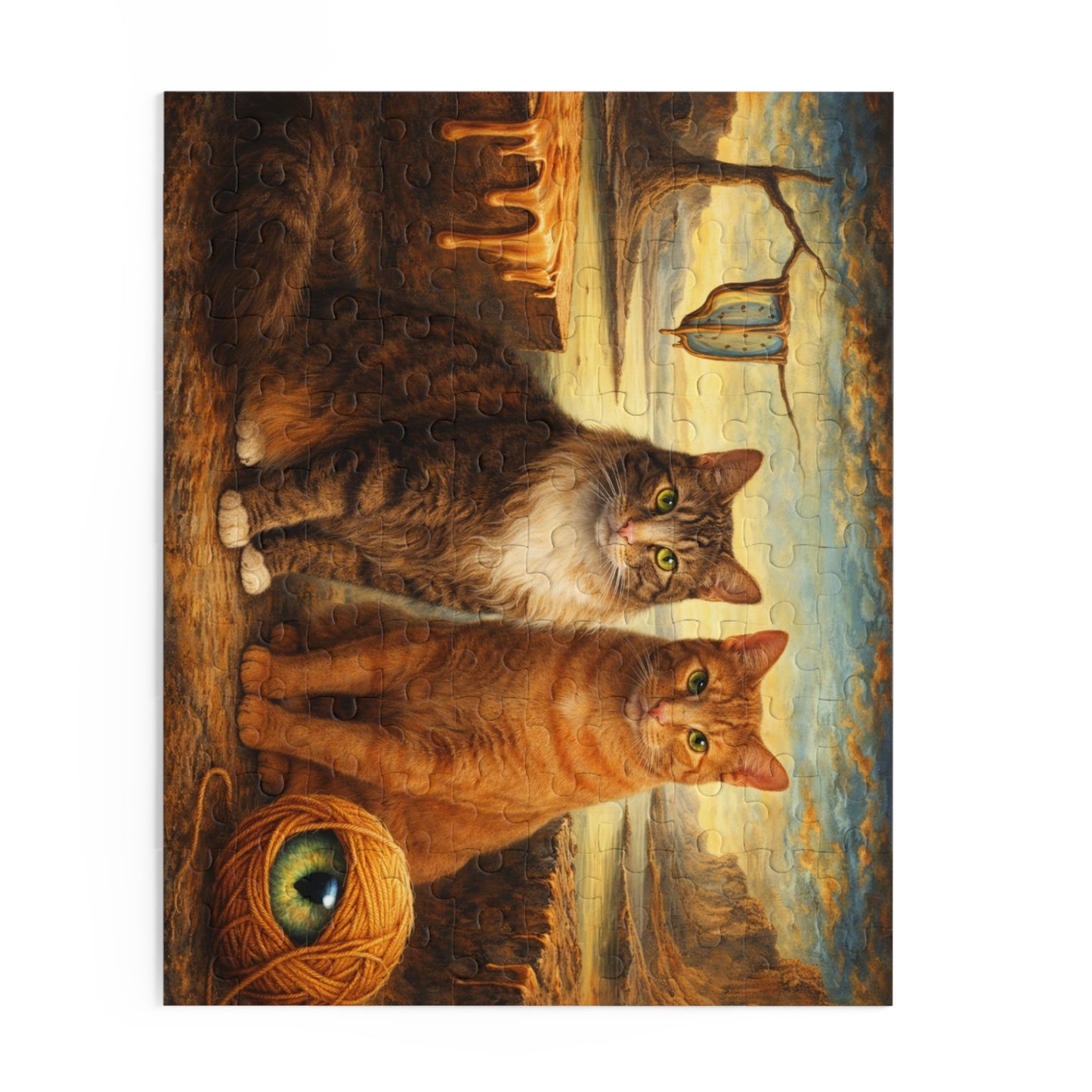 Two Cats with Yarn Puzzle