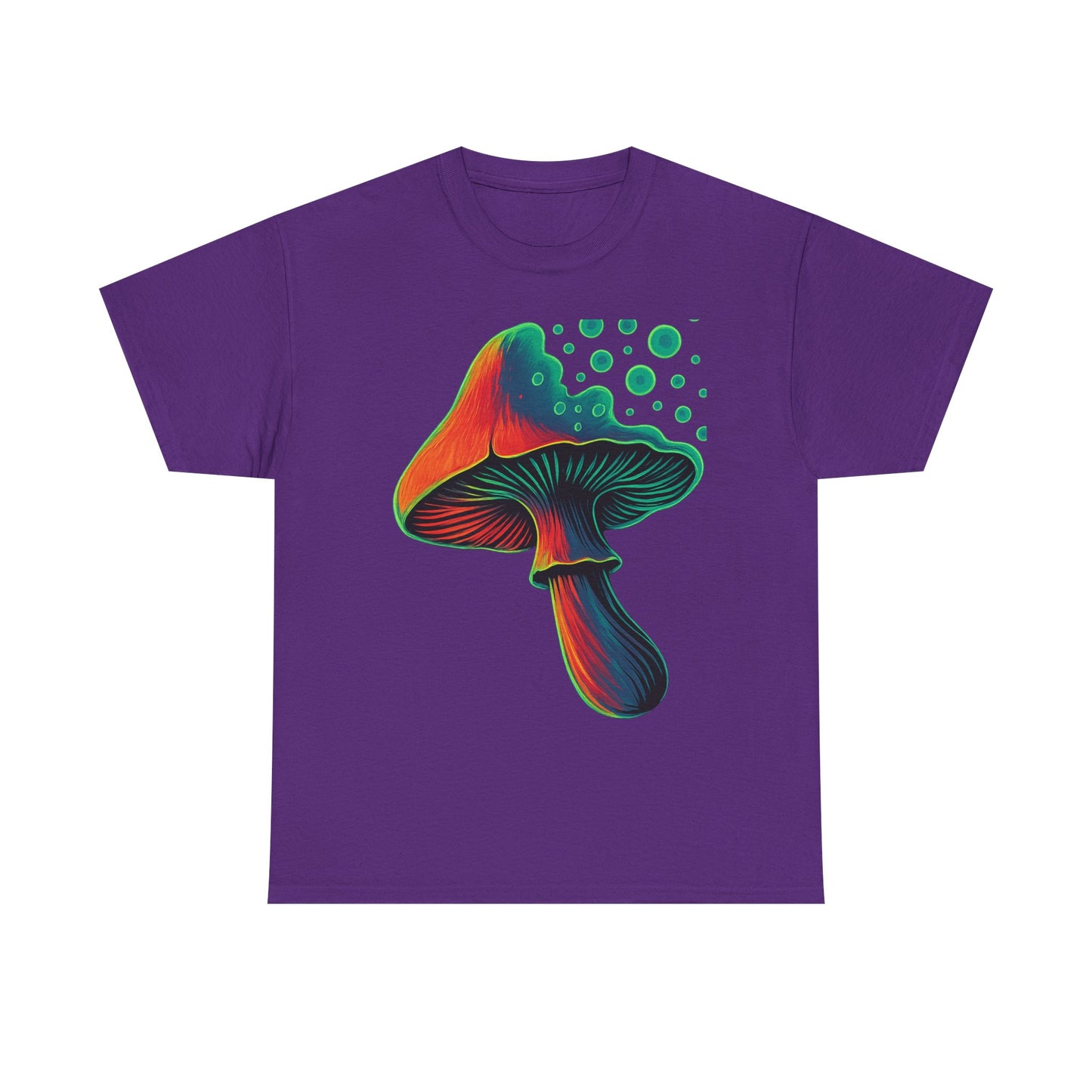 Psychedelic Mushrooms Graphic Tee, Unisex Shirt, Bright Colors, Globe Pop Art, Hippie Tshirt, Retro Psychedelia Tee