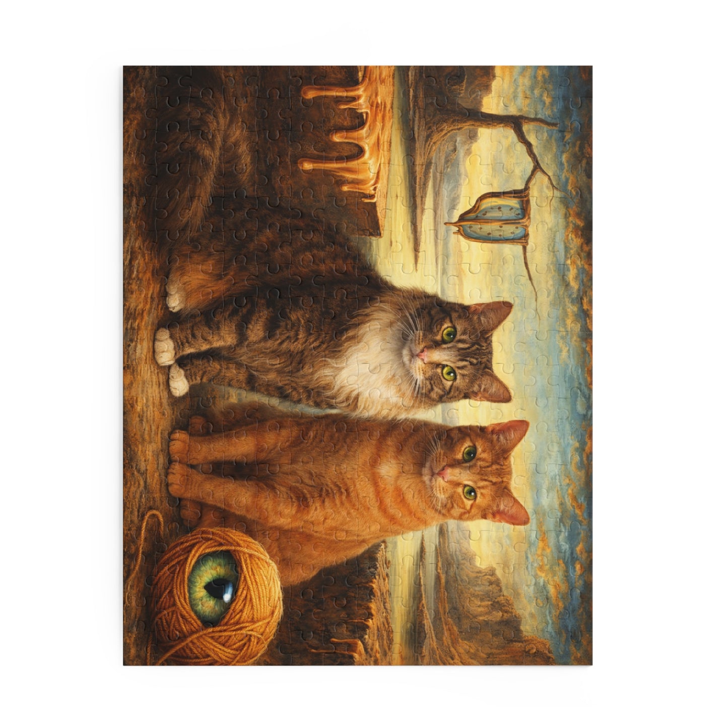 Two Cats with Yarn Puzzle