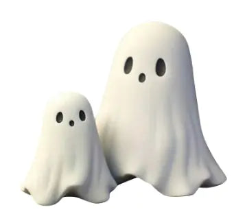 Funny Middle Finger Ghost Ornament Halloween Decor Statue