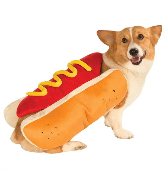 Hot Dog Halloween Costume for Pets by Theresa's Gift Shop