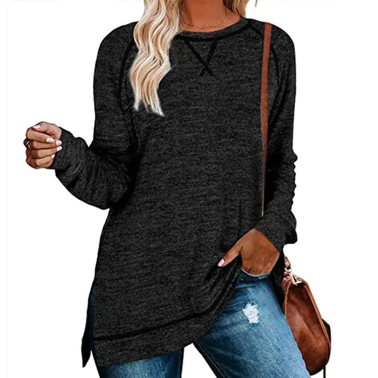 Solid Color Sweater for Women Autumn Winter Collection