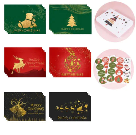 24-Piece Christmas Card Set by Theresa's Gift Shop